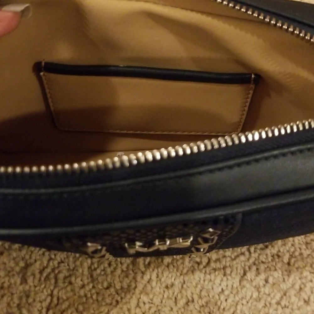New! MICHAEL KORS Blue Suede Fanny Pack